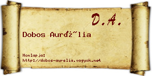 Dobos Aurélia névjegykártya